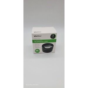 Vivitar 2.2x 0.43 Wide Angle Professional Telephoto Lens 58mm‎ Brand New
